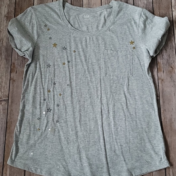 a.n.a short sleeve pocket tees with cuff sleeves - Picture 2 of 12